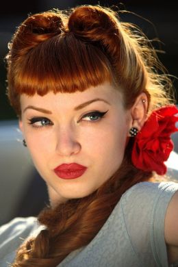 Челка пин ап