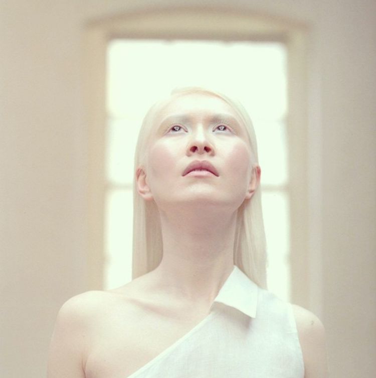 Фарфоровая кожа черные волосы