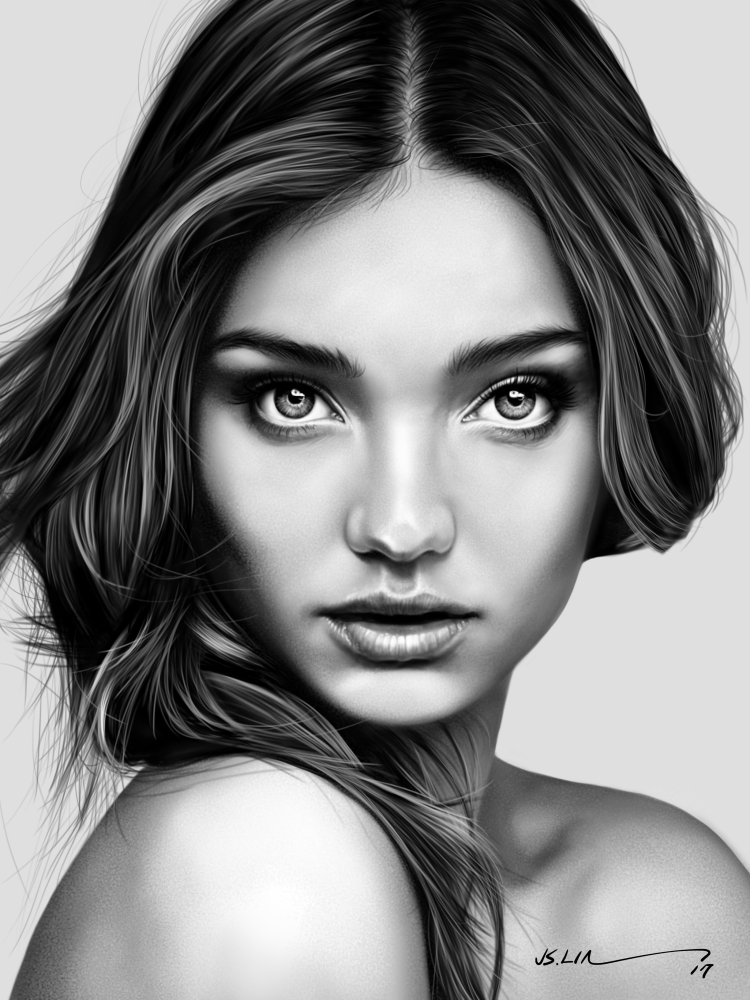 Миранда Керр портрет