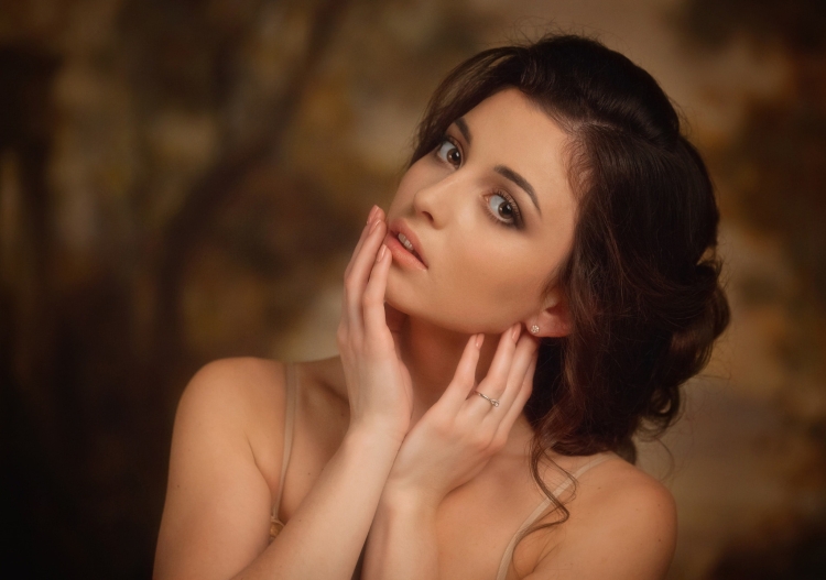 Нежная девушка