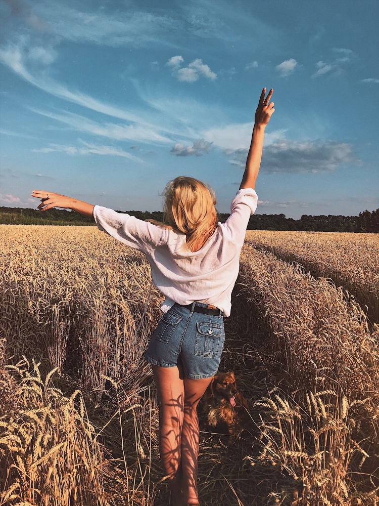 Фотосессия в поле