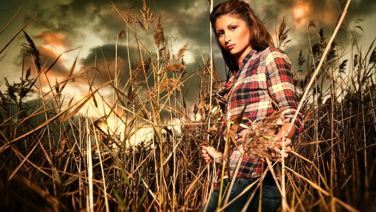Одежда для фотосессии в поле