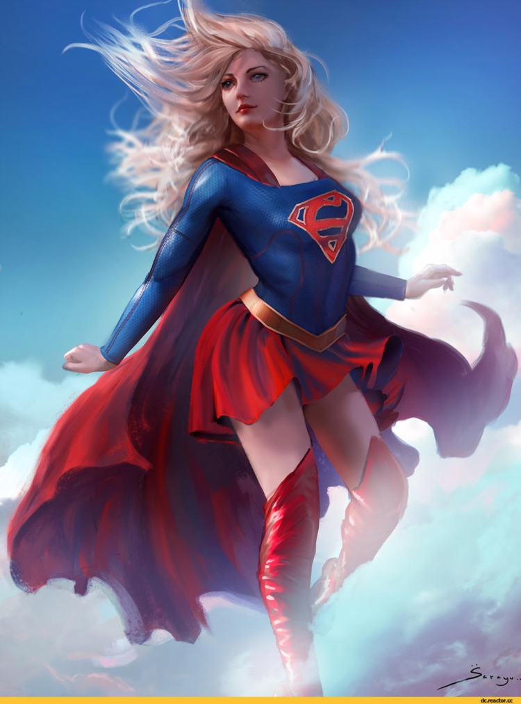 Девушки в футболках супергероев обои