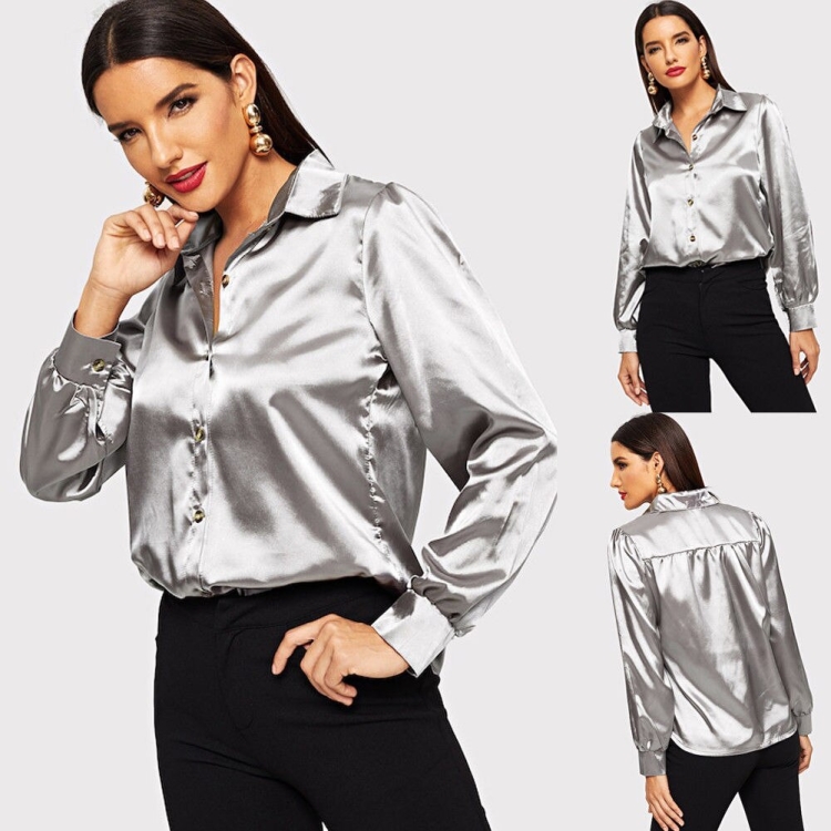Сатиновая блузка