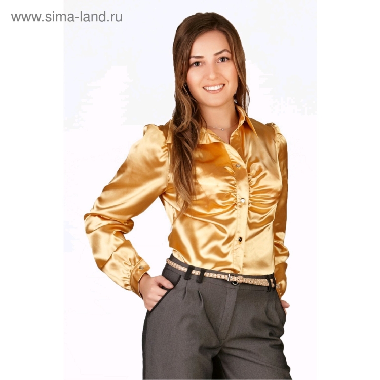 Девушки в шелковых блузках