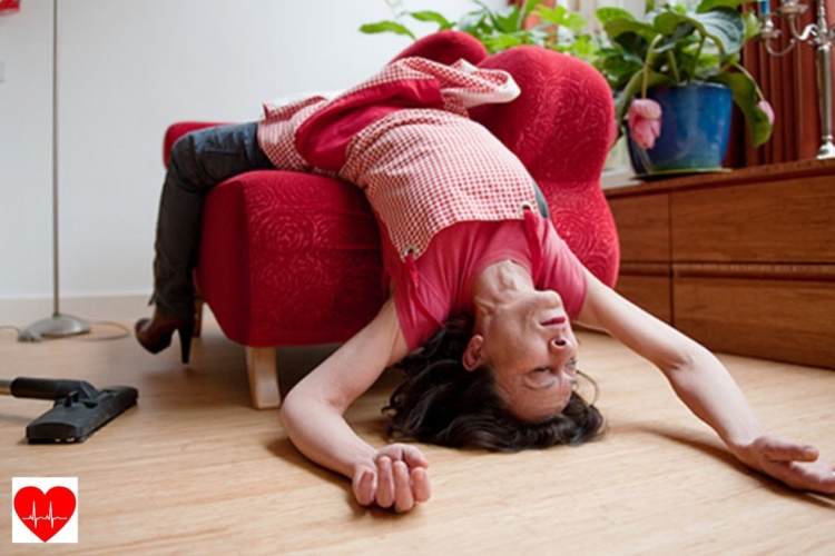 Уставшая женщина