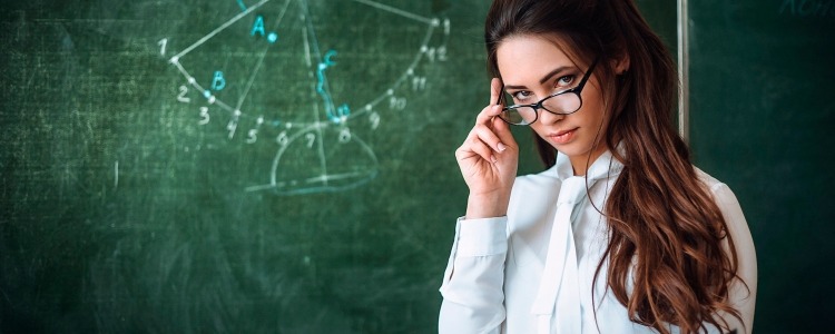 Шикарная учительница