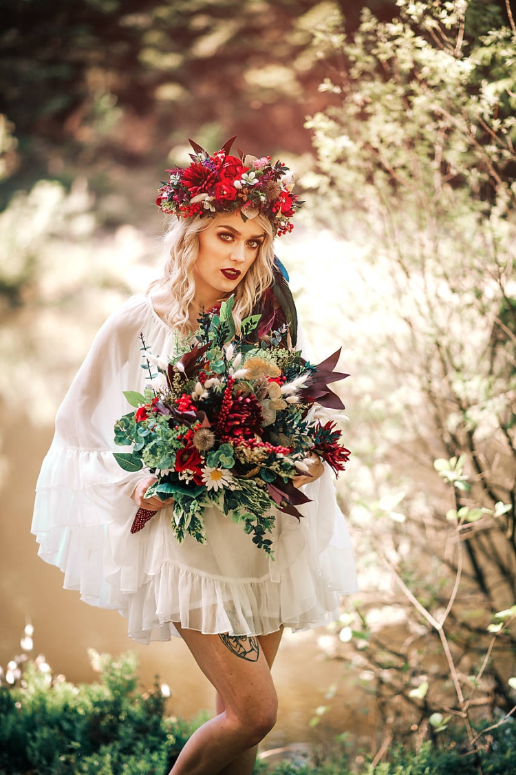 Венок из цветов