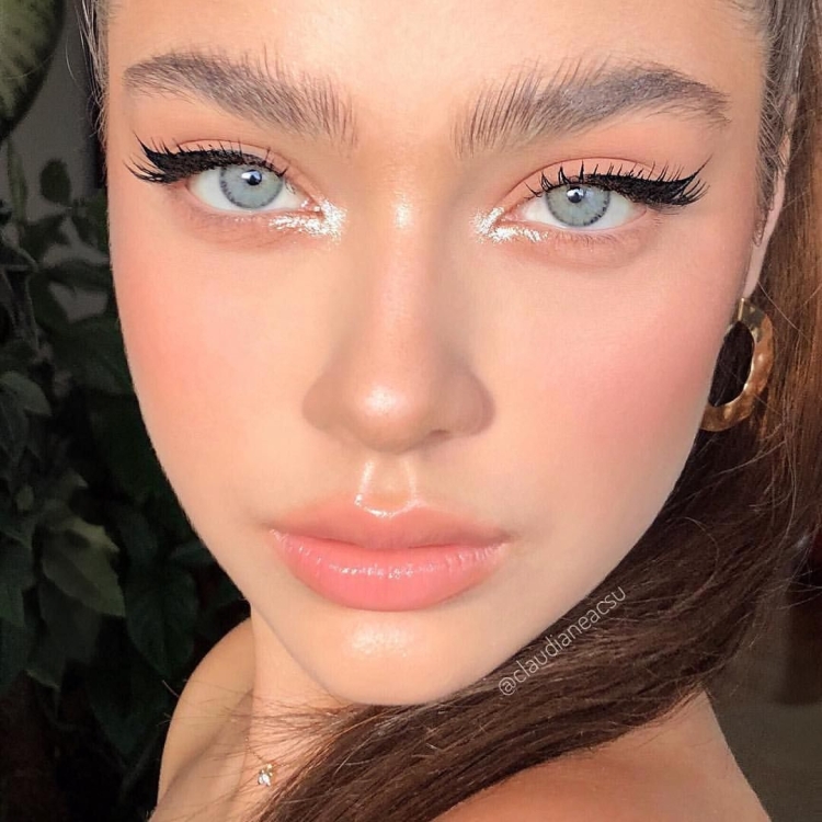 Нюдовый макияж на выпускной