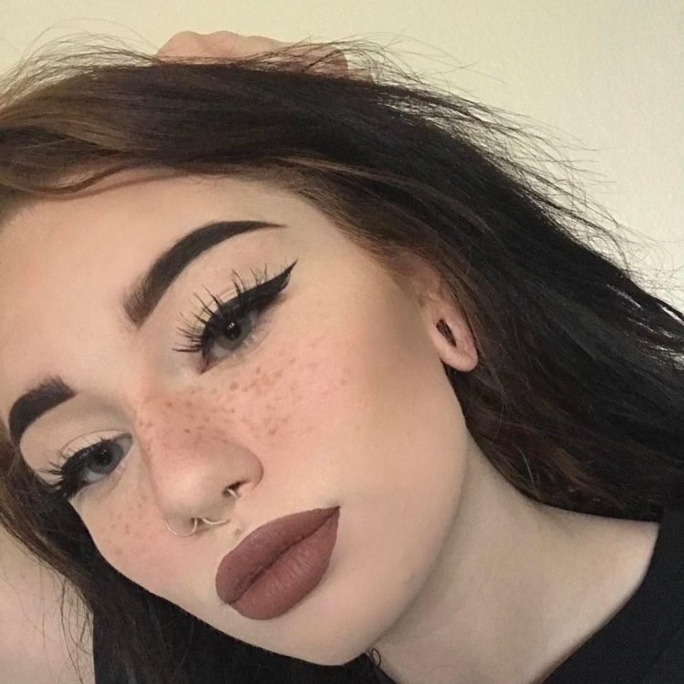 Макияж со стрелками Эстетика