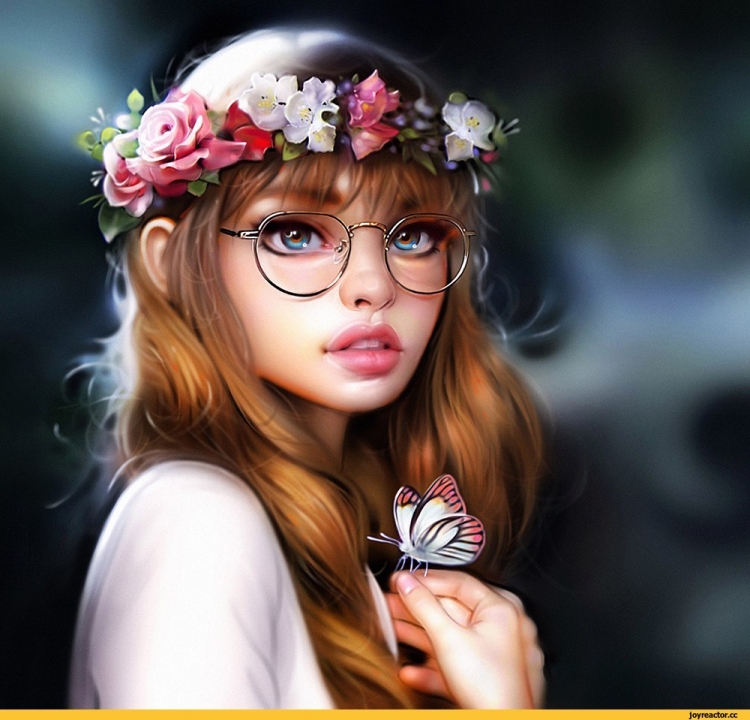 Блондинки с пучком арт реализм