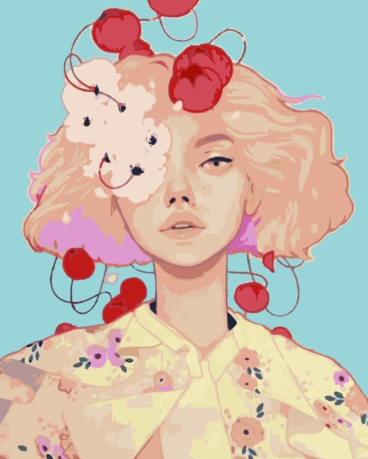 Девушка иллюстрация