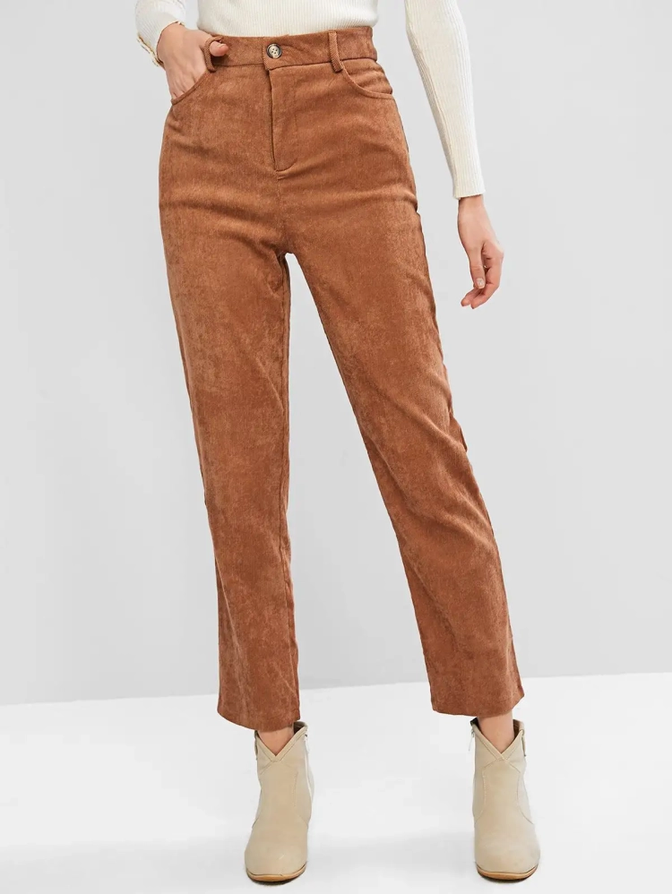 Брюки жен вельвет клеш