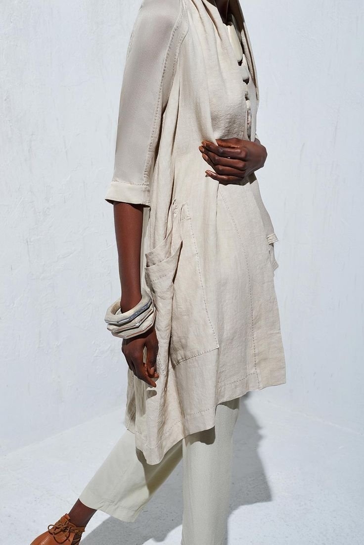 Образ с льняными брюками