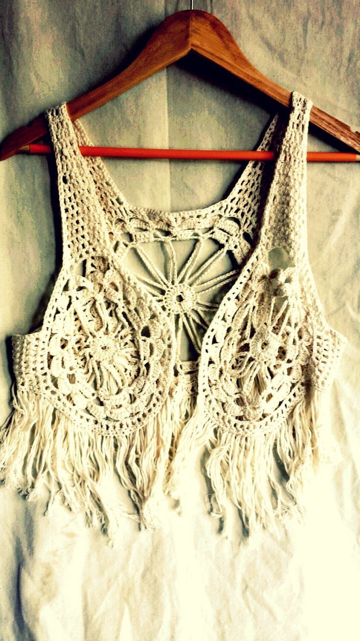 Жилет крючком