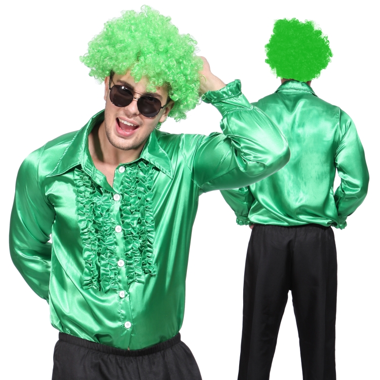 Рубашка металлик в стиле диско