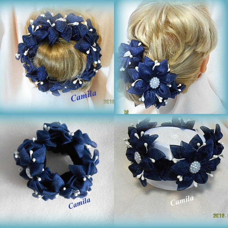 Гулька для волос канзаши