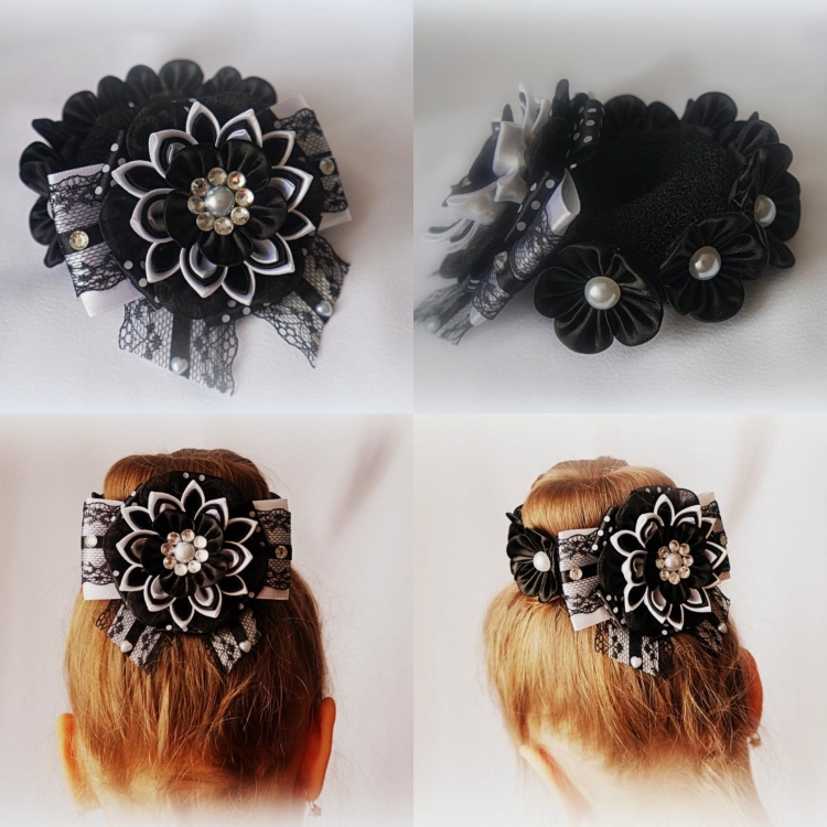 Украшение на гульку для волос