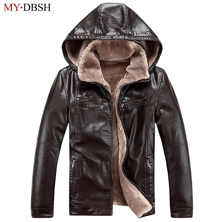 Турецкая зимняя кожаная мужская куртка Canmore