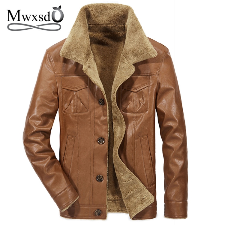 Мужская куртка из ПУ кожи Mountainskin