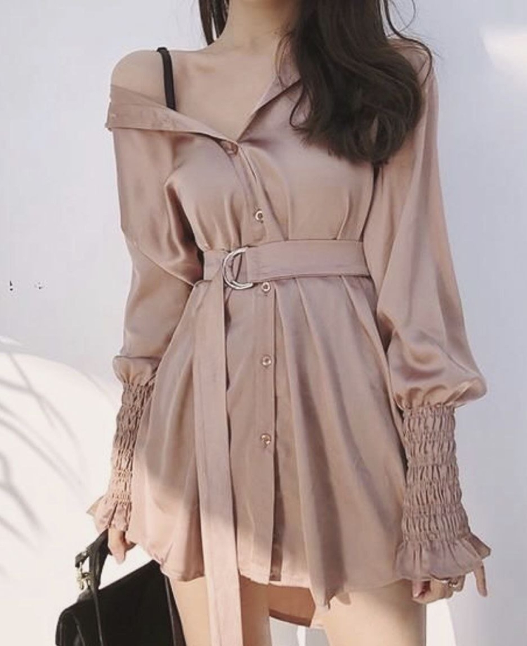 Платья Эстетика бежевые