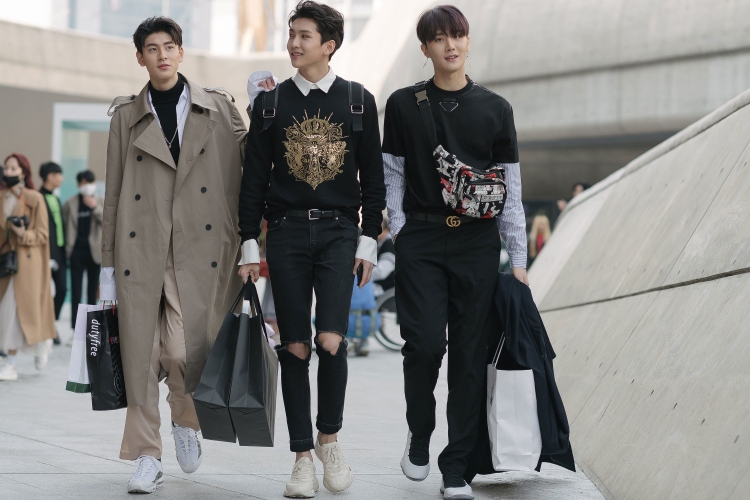 Корейская мода парни бэд бой