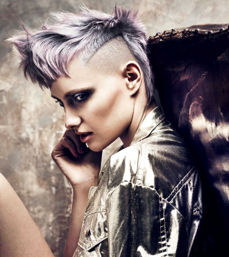 Стрижки с выбритыми висками