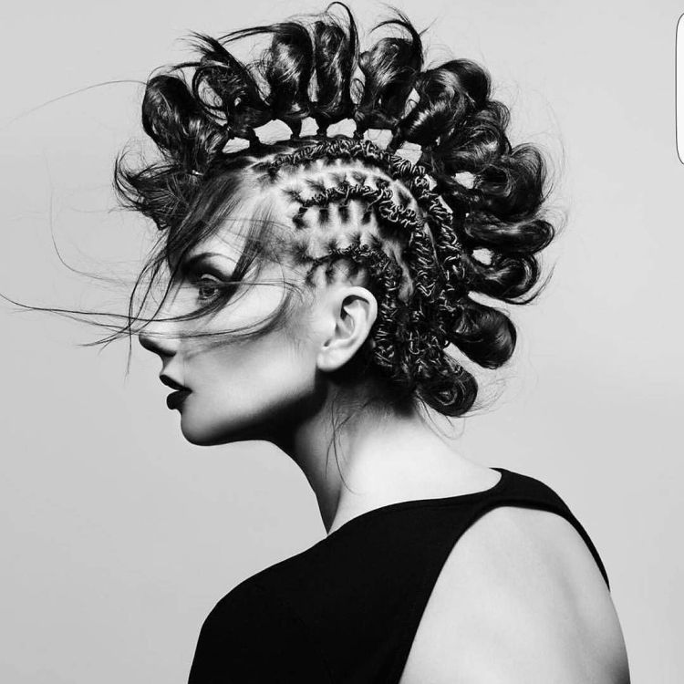 Авангардные прически