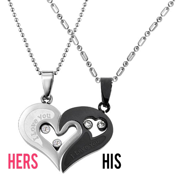 Кулончик сердечко на двоих