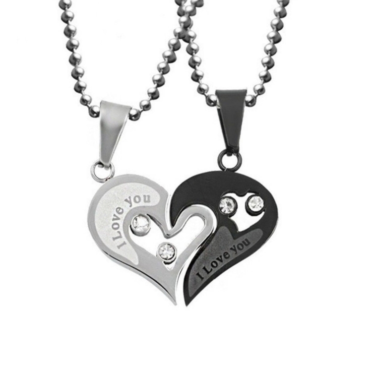 Парные кулоны для влюбленных