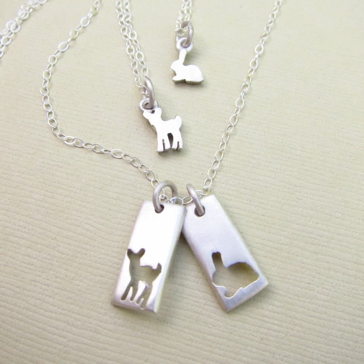 Парные подвески для мамы и сына