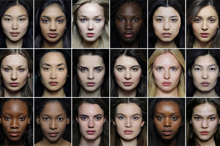 Девушки разных наций