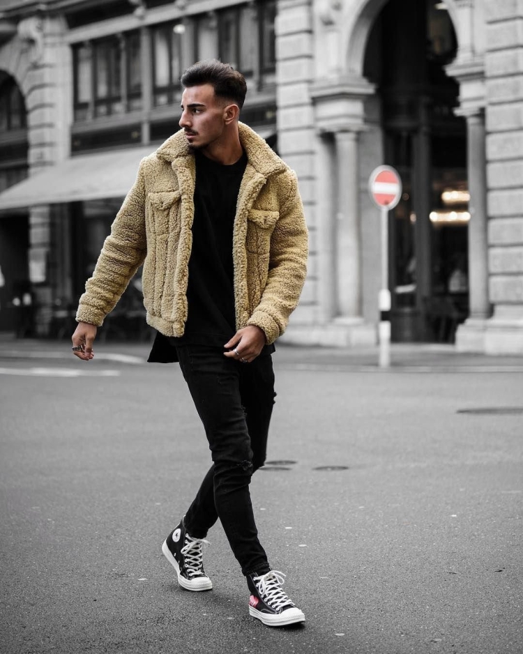 Стиль с высокими кедами мужской