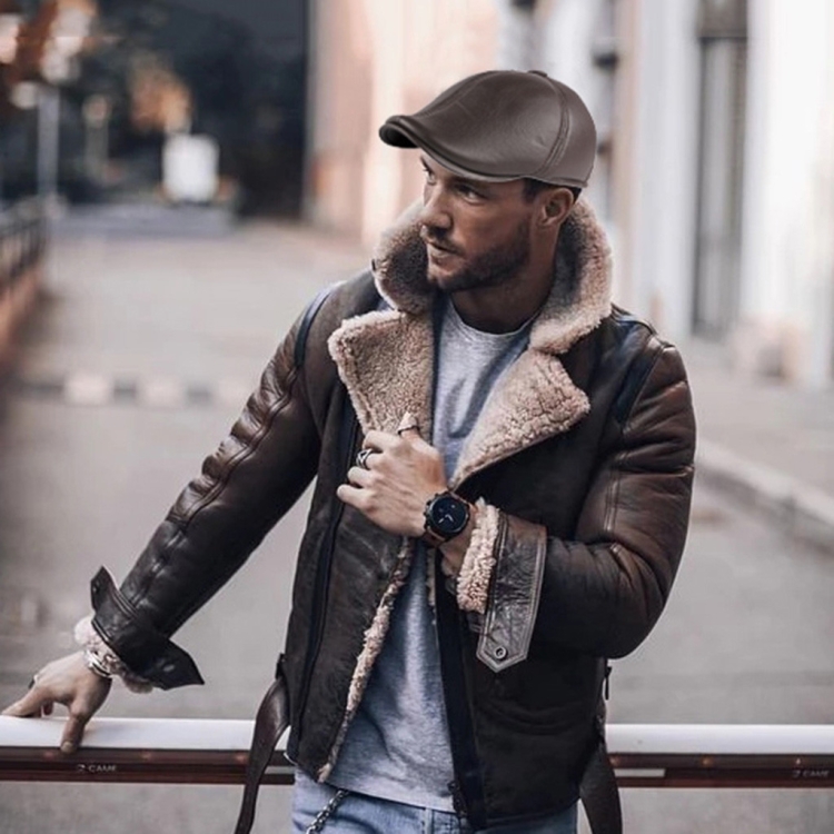 Модные мужские дубленки