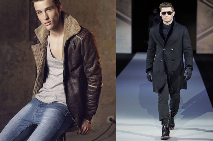 Дубленка мужская мода