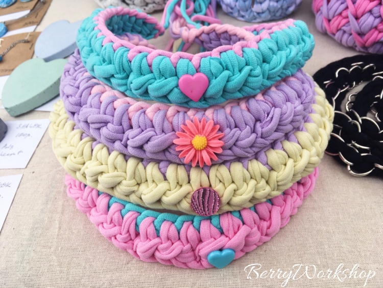 Вязка из трикотажной пряжи