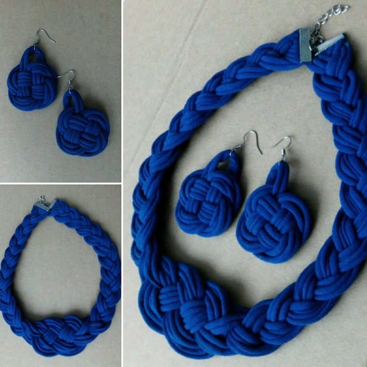 Украшения из трикотажной пряжи