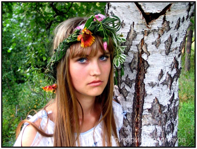 Портрет славянской внешности