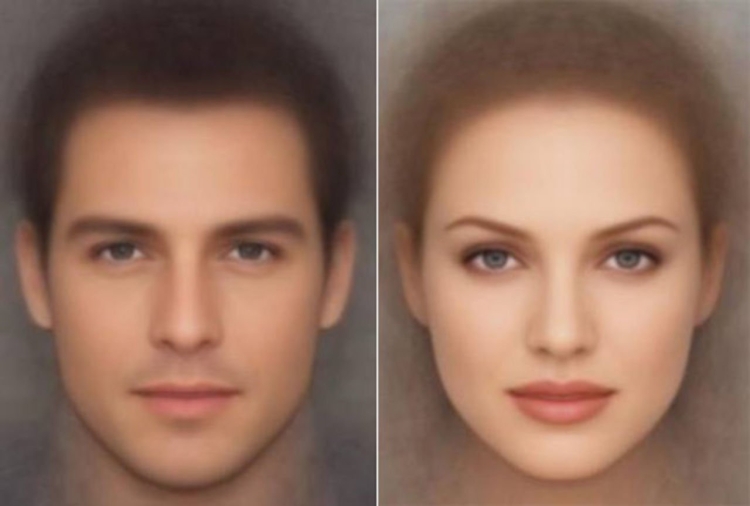 Усредненный портрет европейца