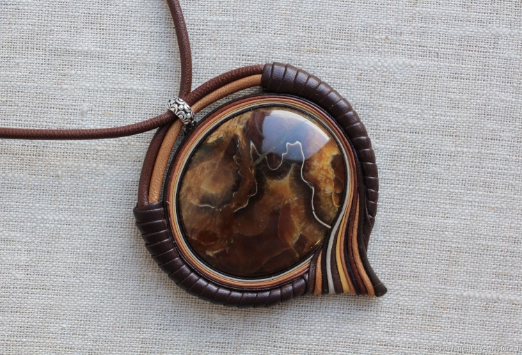 Кулон Аммонит симбирцит