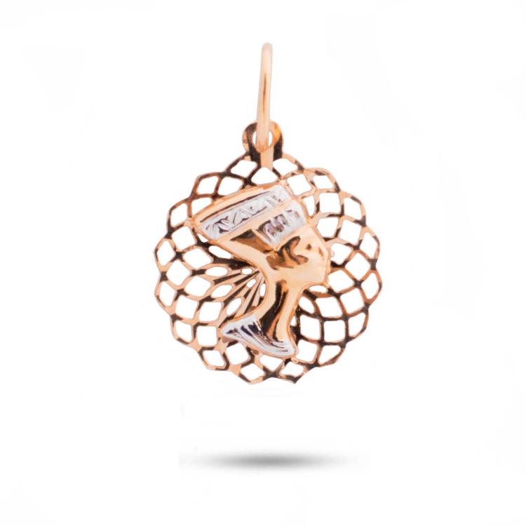 Нефертити круглый кулон