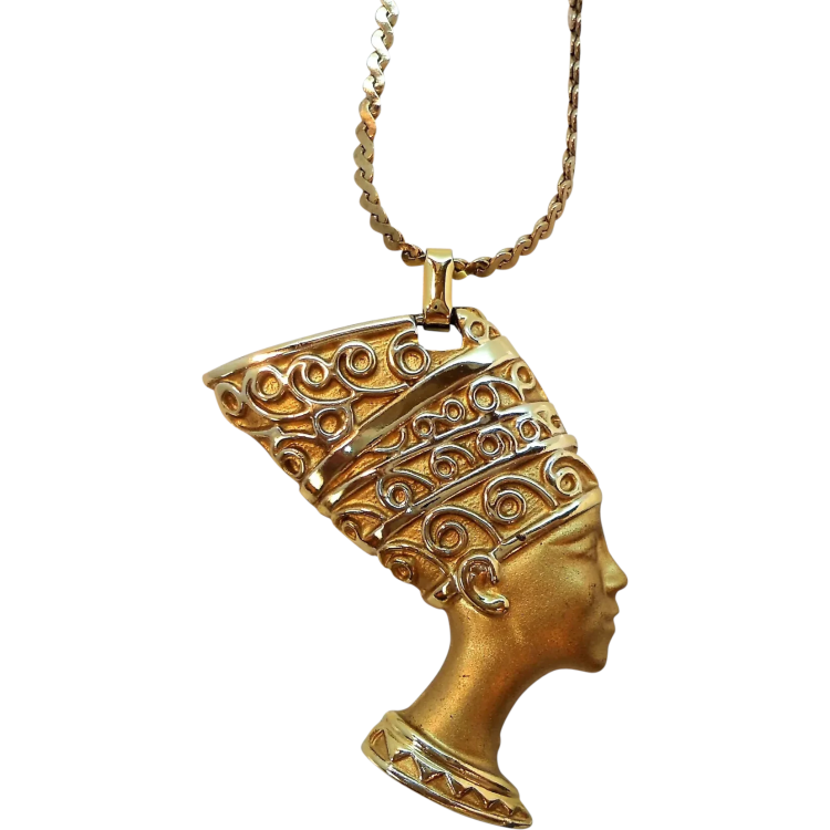 Серьги Нефертити золото