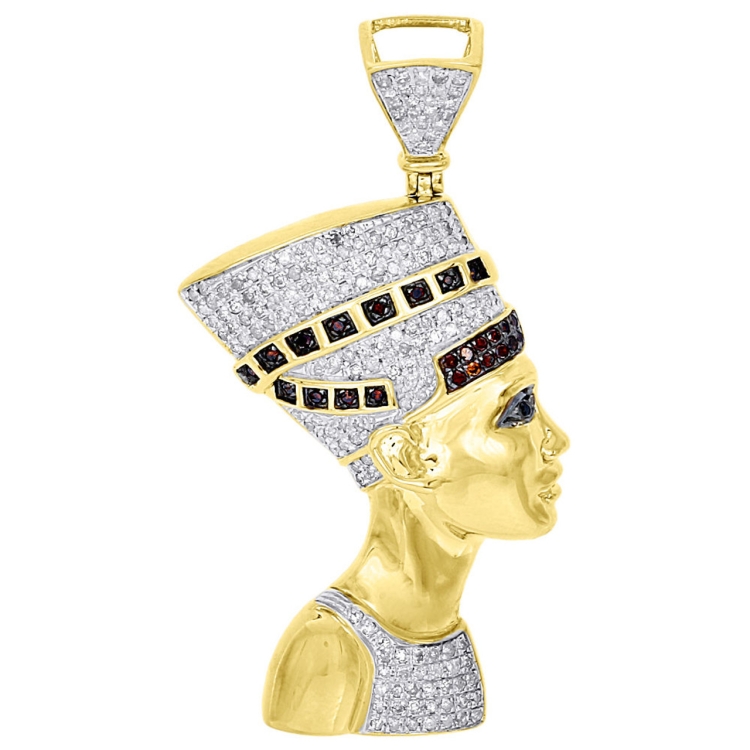 Нефертити египетской золото и серебро кулон