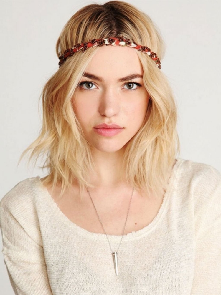 Прическа в стиле бохо