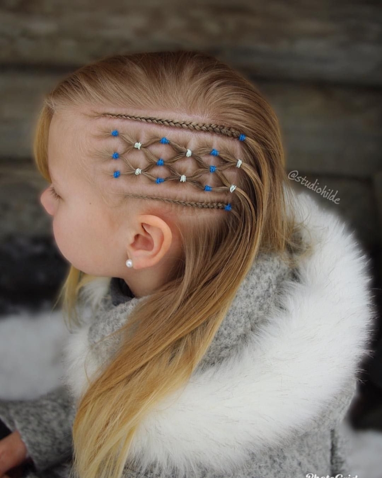 Скандинавские прически для девочек