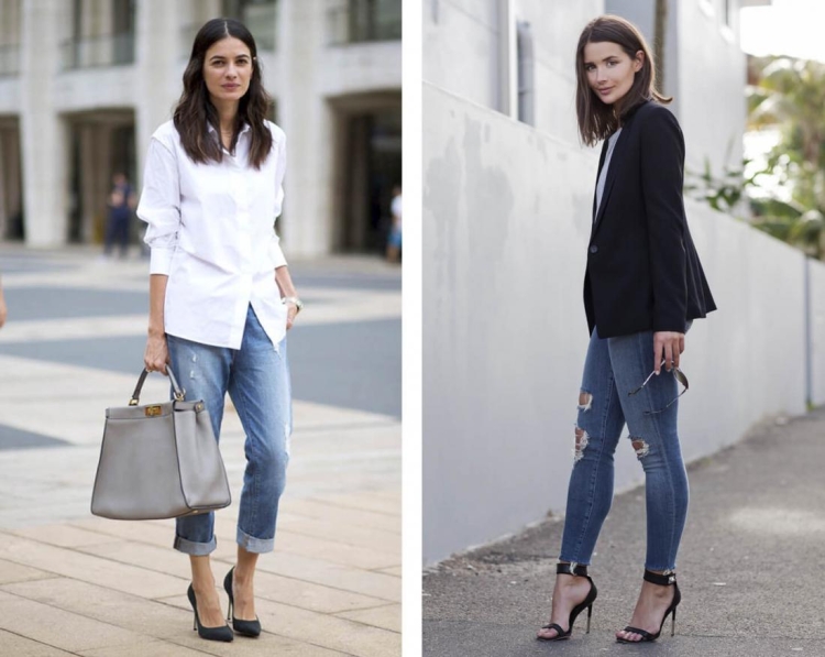 Джинсы разные