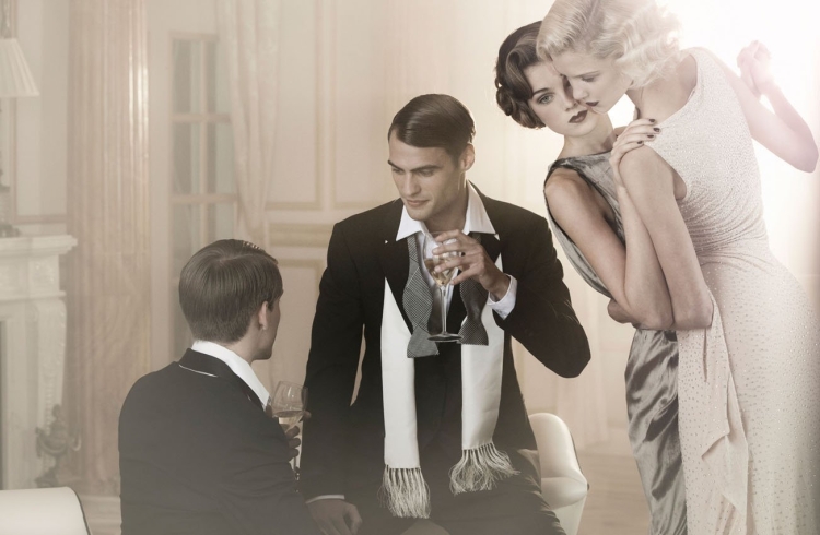 Фотосессия в стиле Великий Гэтсби мужская