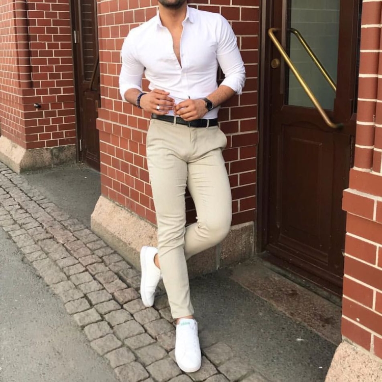 Мужской образ с кардиганом