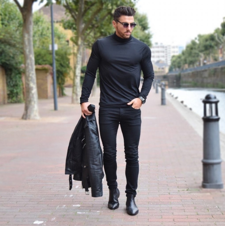 Мужской стиль с мокасинами