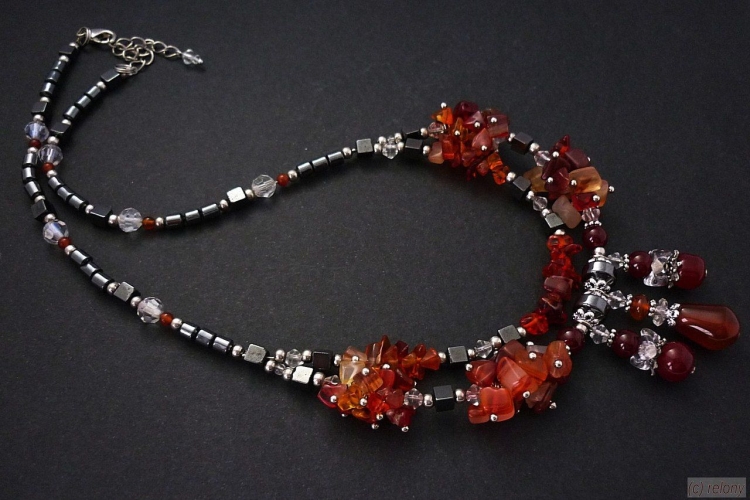 Переделка бус из натуральных камней